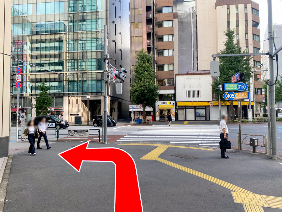 ゆうメンタルクリニック新橋院の道順D05